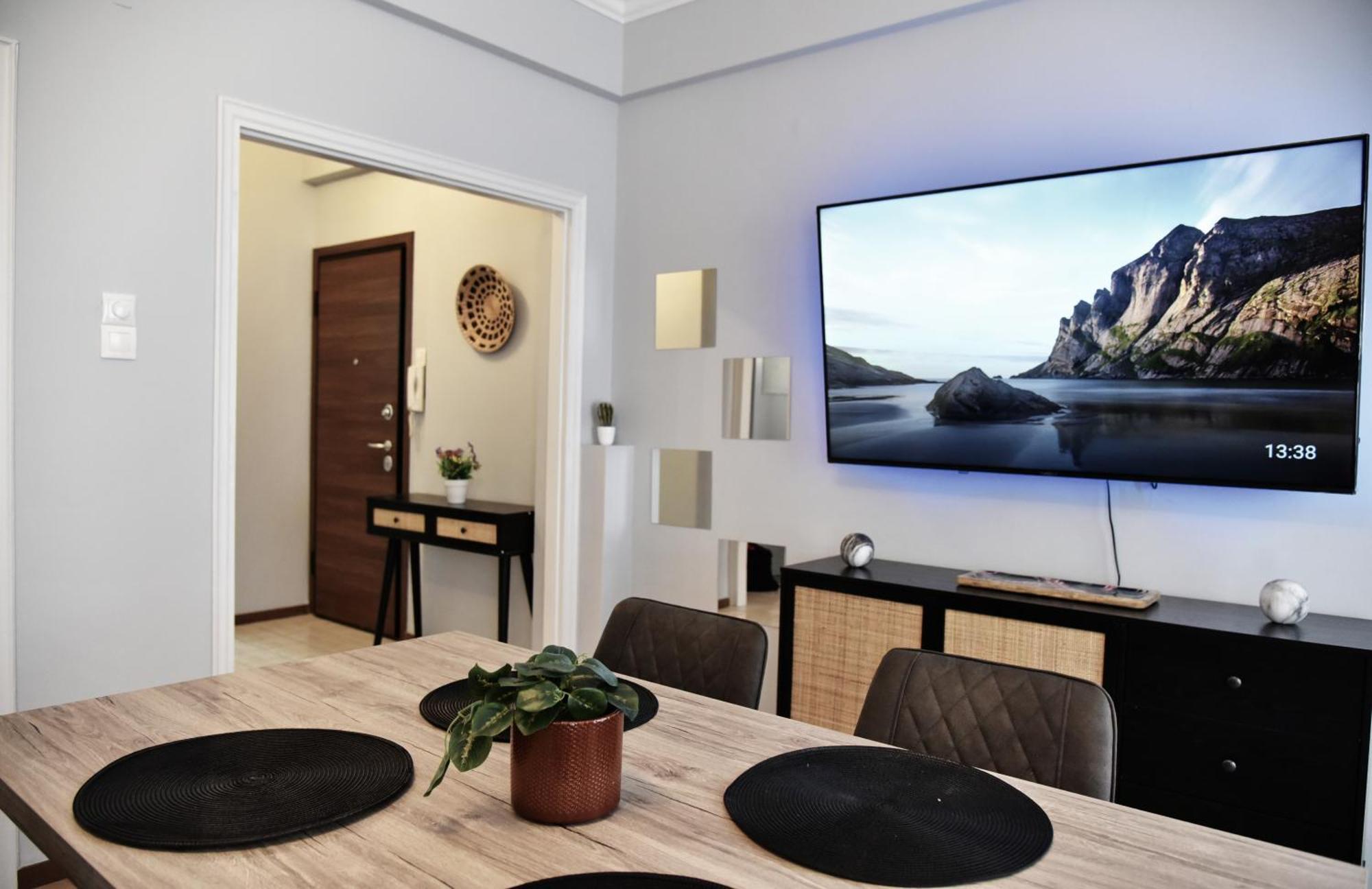 Апартаменти Kipseli New Modern & Cozy 65Tv Netflix Афіни Екстер'єр фото